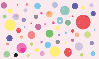 colorful paint bubbles