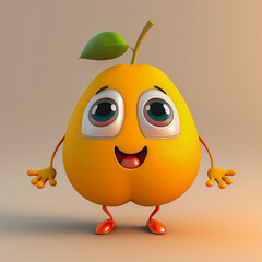 Obraz premium Cute Mango Character