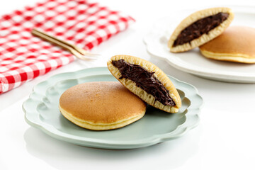 Chocolate Dorayaki Japanese Snack Double Pancake
