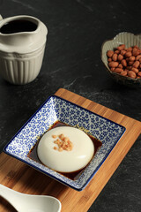 Tofu Pudding or Jimami Tofu, Okinawa Japan Traditional Food.