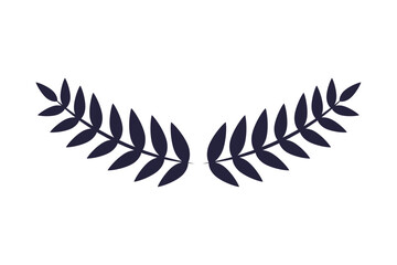 Fototapeta na wymiar emblem leaves icon