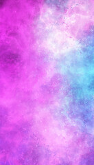 space background with pink and blue spots