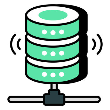 An icon design of share database 