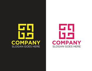 Fototapeta premium Company website logo, modern minimal and clean or colorful logo design