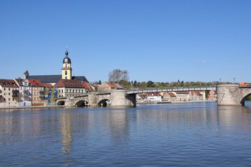 Fototapeta premium Main bei Kitzingen