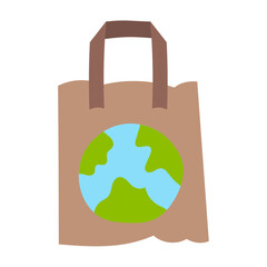 PAPER BAG flat icon