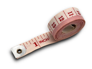 measuring tape isolated on white