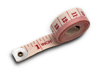 measuring tape isolated on white