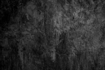 Old wall texture cement dark black gray background abstract grey color design are light with white gradient background.