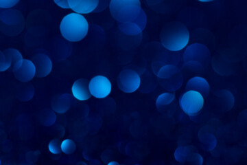 blue bokeh background