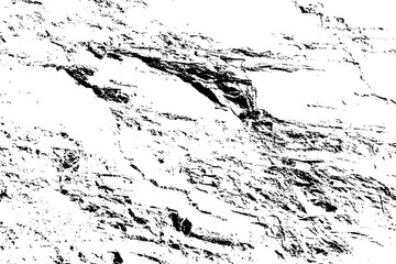 Grungy cragged bumpy pitted cavity stone facade, split layer gap.Ruined cracked shattered worn rough hiking canyon.Old ragged grunge steep marble cliff. Grand vintage crannied damaged impressive gorge