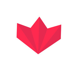 King crown symbol. Crown Logo Template. Editable Shape Logo Template