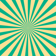 Sunlight retro horizontal background. Pop art comics book cartoon magazine cover. Editable Background Template