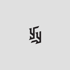 YY simple initial esport concept logo design ideas for inspirations © rudi