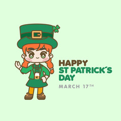 CUTE KAWAII ST PATRICK´S DAY