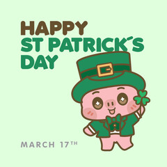 CUTE KAWAII ST PATRICK´S DAY