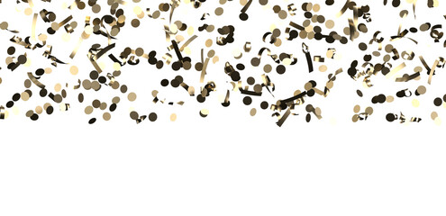 gold confetti