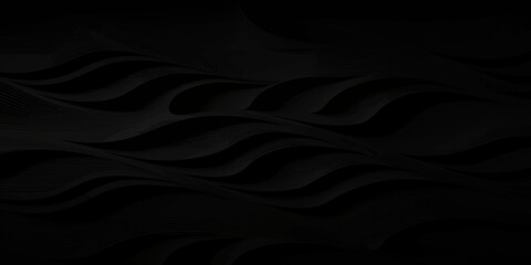 Black background. Black, gray satin dark fabric texture luxurious shiny that is abstract silk cloth background with patterns soft wave background. Abstract black shiny beams background.