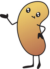 Cashew nuts cartoon Vector