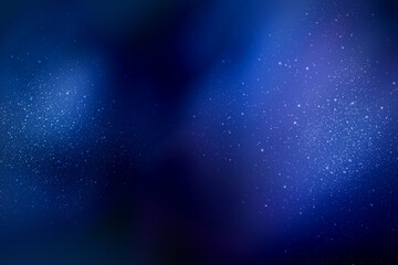 Fototapeta na wymiar abstract blue space minimalistic background. glowing stars