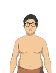 Fototapeta premium man wearing sunglasses