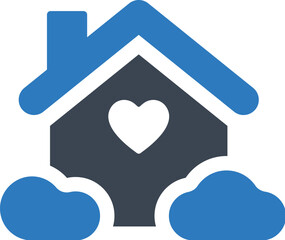Love home icon