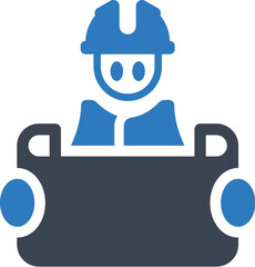 Construction engineer icon