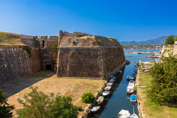 Mauern der Alten Festung in Kerkyra, Korfu
