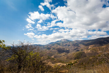Fototapeta na wymiar Hierve el Agua mountains Oaxaca, Mexico
