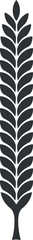 Barley spike for art brush for bar menu or pattern brush logo element