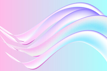 Gradient wave on a delicate background. A wavy pattern of lines