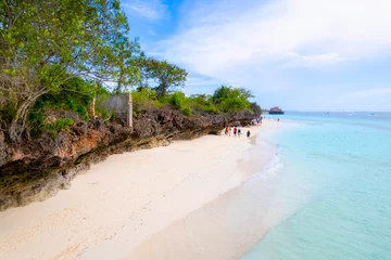 Crédence de cuisine en plexiglas Plage de Nungwi, Tanzanie Nungwi Beach, Zanzibar - Tanzania Nungwi Beach features various resorts on the coast of the Indian ocean.