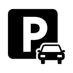 parking icon vector