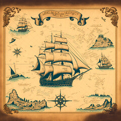 pirate old map