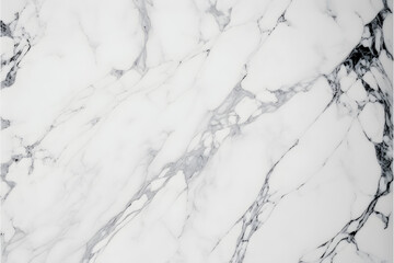 Obraz na płótnie Canvas Plain white grey smooth marble background made with Generative AI technology 