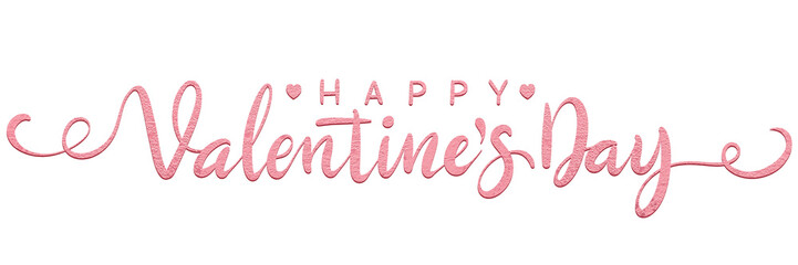 Happy valentines day lettering calligraphy
