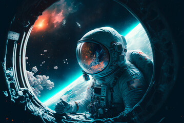 Obraz na płótnie Canvas Space Panorama
