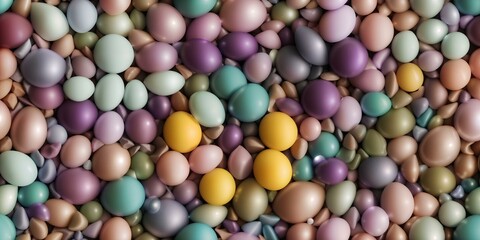 
Easter eggs and smooth rocks Seamless Tiled pattern, beautiful background for wallpaper 4K