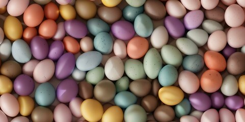 
Easter eggs and smooth rocks Seamless Tiled pattern, beautiful background for wallpaper 4K