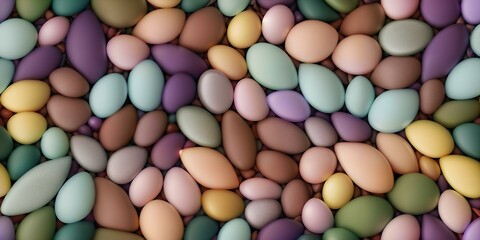 
Easter eggs and smooth rocks Seamless Tiled pattern, beautiful background for wallpaper 4K