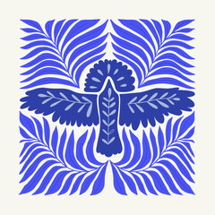 Abstract art posters template. Modern trendy Matisse minimal style. Pink, blue, yellow colors. Hand drawn design for wallpaper, wall decor, print, postcard, cover, template, banner. 