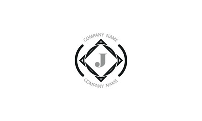 Fototapeta premium Premium monogram with initial J. Universal symbol icon vector design. Luxury jewelry logo. Luxury logo for jewelry, company, hotel or fashion brand