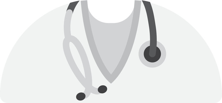 recommend clip art: Doctor Shirt Medical Hospital Uniform Scrub Suit Stethoscope