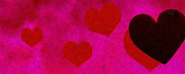 Pink velvet background design for expressions of love and Valentine's Day greetings