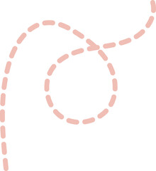 Pastel Gradients Abstract Loop Curve Dashed Lines Strokes