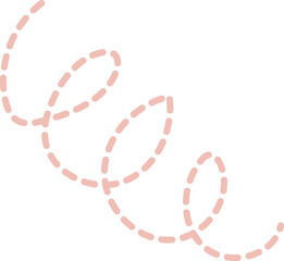 Pastel Gradients Abstract Loops Curve Dashed Lines Strokes