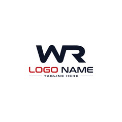 WR logo design icon logo WR
