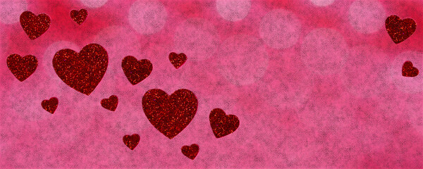 Pink velvet background design for expressions of love and Valentine's Day greetings
