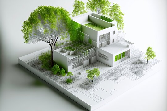 Plan d'architecture &eacute;cologique et durable