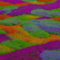 universe flower field - generative ai